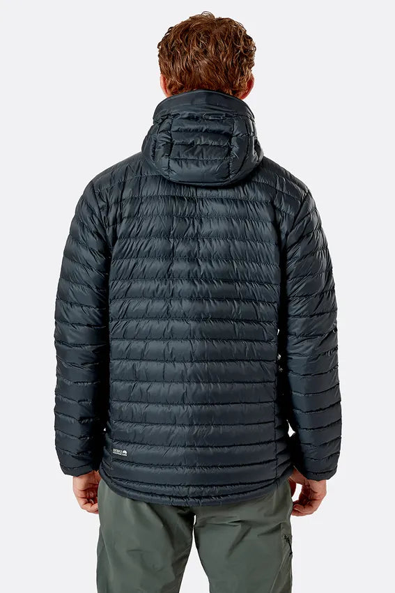 Rab M's Microlight Alpine Jacket - Recycled nylon & down Beluga Jacket