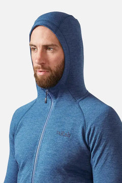 Rab M's Nexus Hoody - Recycled polyester Steel Shirt