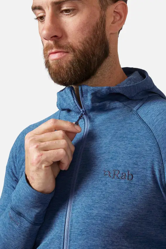 Rab M's Nexus Hoody - Recycled polyester Steel Shirt