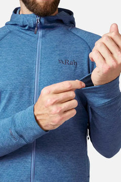 Rab M's Nexus Hoody - Recycled polyester Steel Shirt