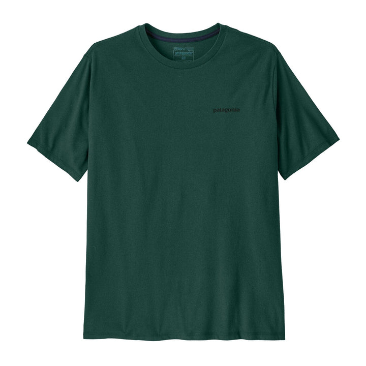 Patagonia M's P-6 Logo Responsibili-Tee® - Recycled cotton Cascade Green Shirt