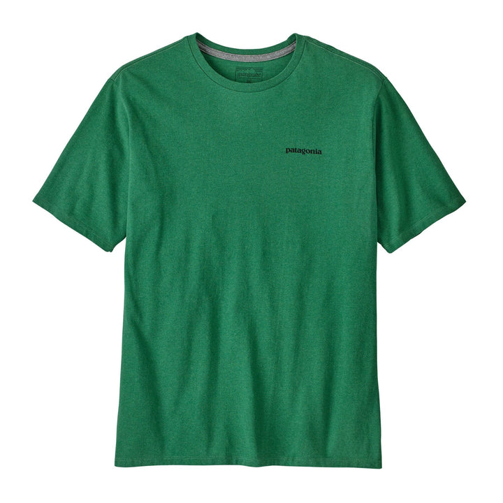 Patagonia M's P-6 Logo Responsibili-Tee® - Recycled cotton P-6 Outline: Heartleaf Green Shirt