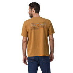 Patagonia - M's P-6 Logo Responsibili-Tee® - Recycled cotton - Weekendbee - sustainable sportswear