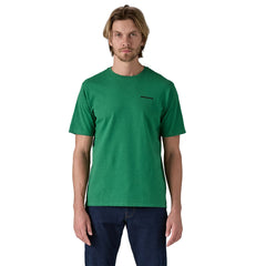 Patagonia M's P-6 Logo Responsibili-Tee® - Recycled cotton P-6 Outline: Heartleaf Green Shirt