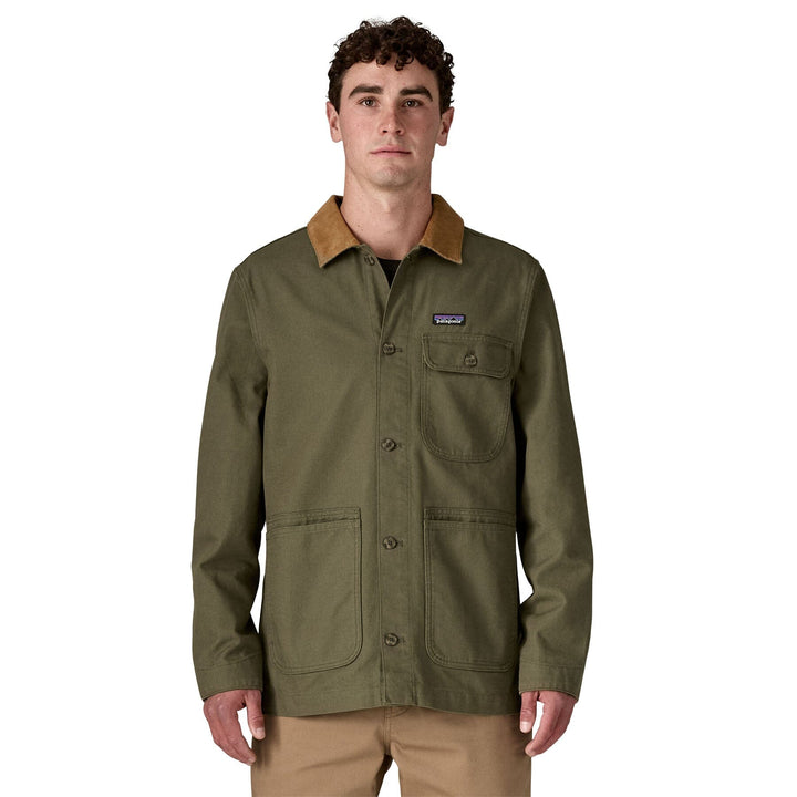 M's Point Reyes Canvas Coat Jacket Patagonia Basin Green M