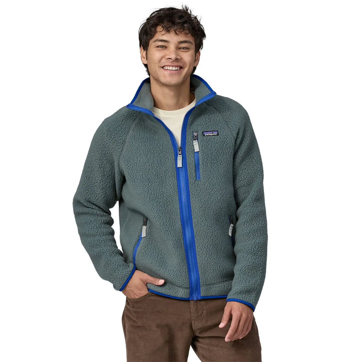 M's Retro Pile Jacket - 100 % Recycled Polyester Jacket Patagonia Nouveau Green S