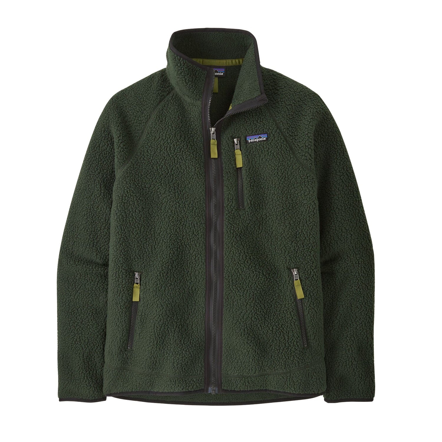 M's Retro Pile Jacket - 100 % Recycled Polyester Jacket Patagonia Old Growth Green S 
