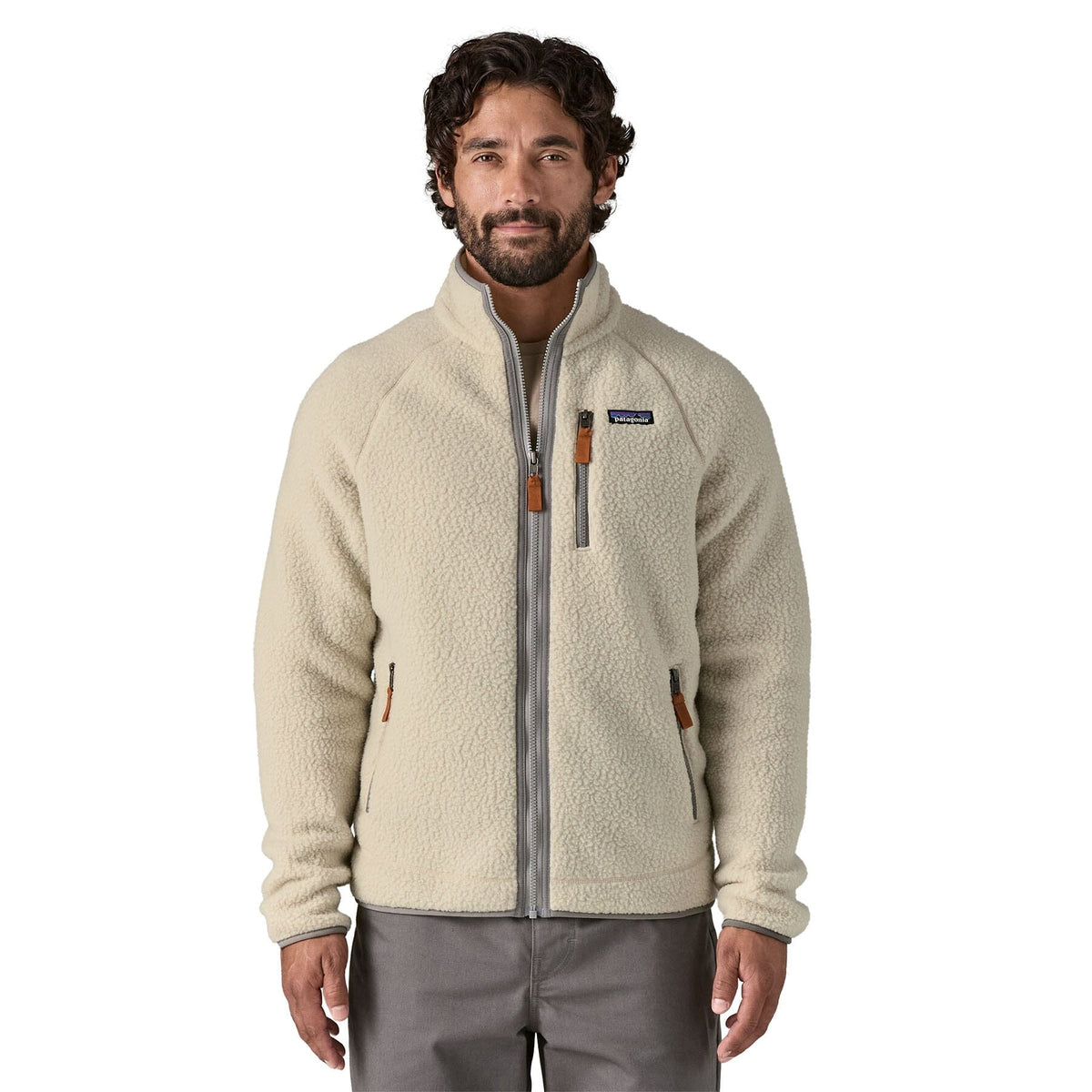 Patagonia M's Retro Pile Jacket - 100 % Recycled Polyester Pelican Jacket