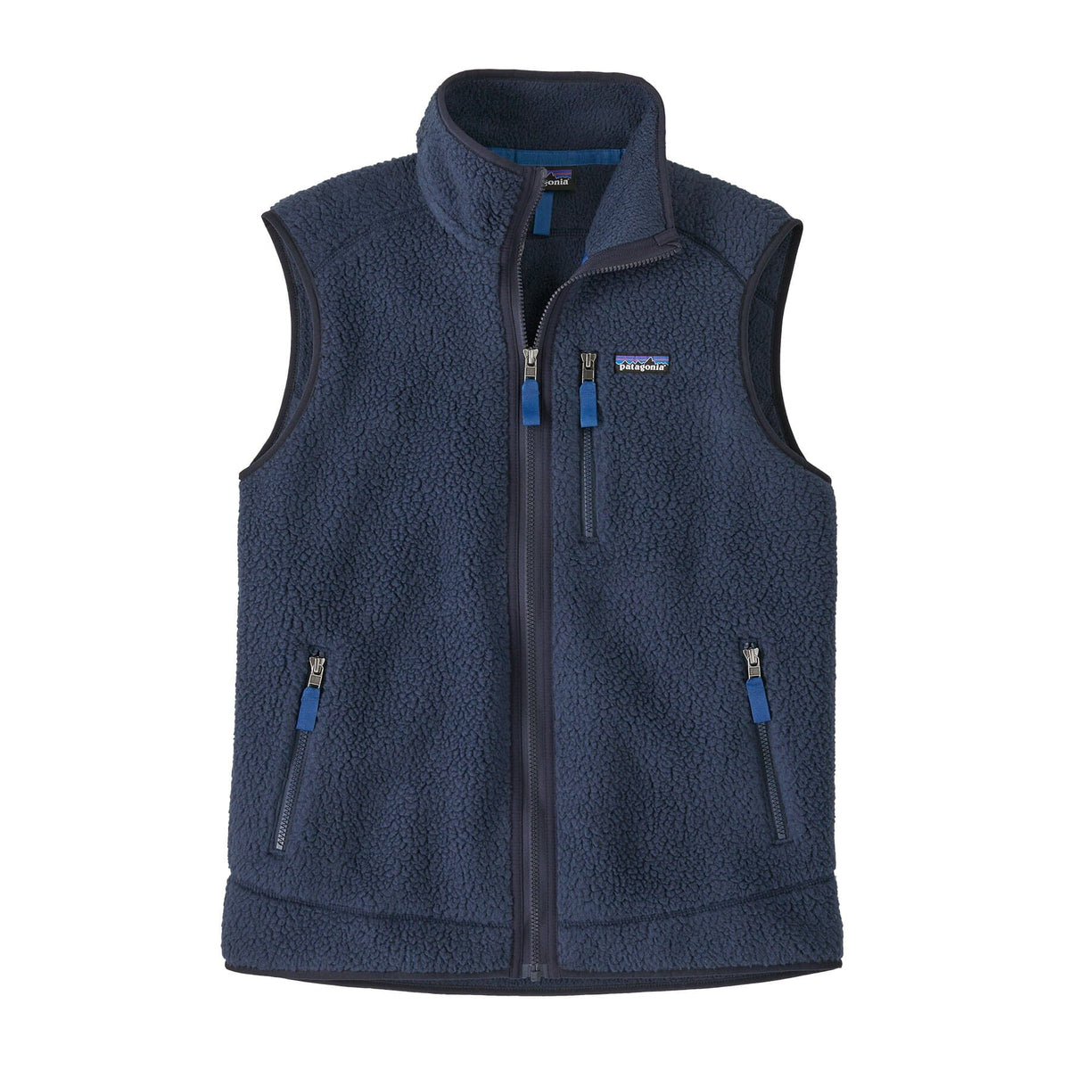 Patagonia M's Retro Pile Vest - Recycled polyester New Navy w Sunken Blue Jacket