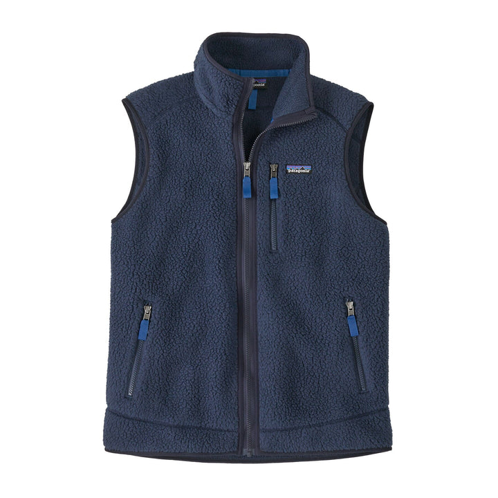 Patagonia M's Retro Pile Vest - Recycled polyester New Navy w Sunken Blue Jacket