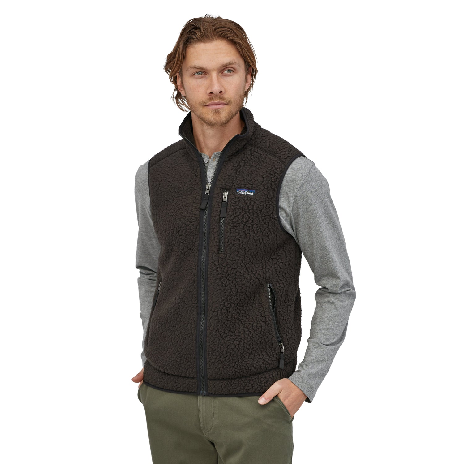 Patagonia M's Retro Pile Vest - Recycled polyester Black Jacket