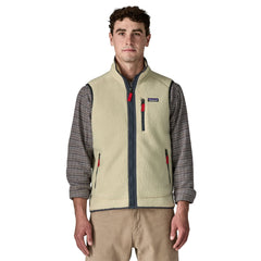Patagonia M's Retro Pile Vest - Recycled polyester Pelican w Smolder Blue Jacket