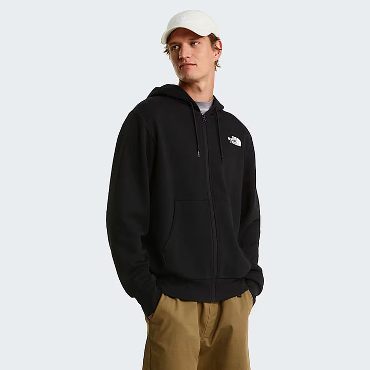 M’s Simple Dome Light Regular Full Zip Hoodie Shirt The North Face TNF Black S 