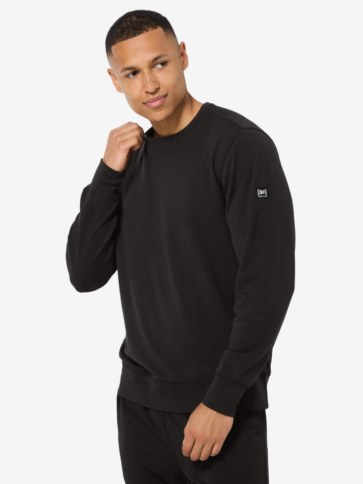 M's Solution Crew Shirt Supernatural Jet Black M 