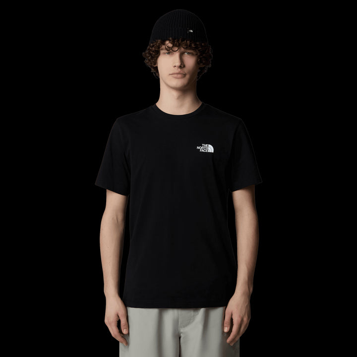 M's S/S Simple Dome Tee Shirt The North Face TNF Black S