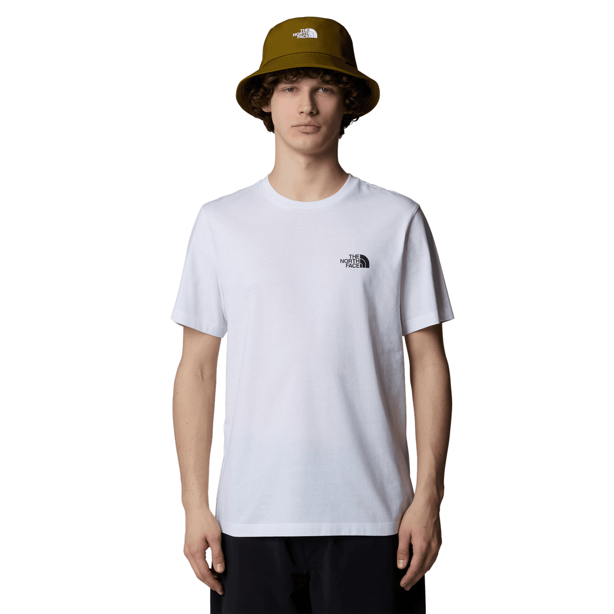 M's S/S Simple Dome Tee Shirt The North Face TNF White S