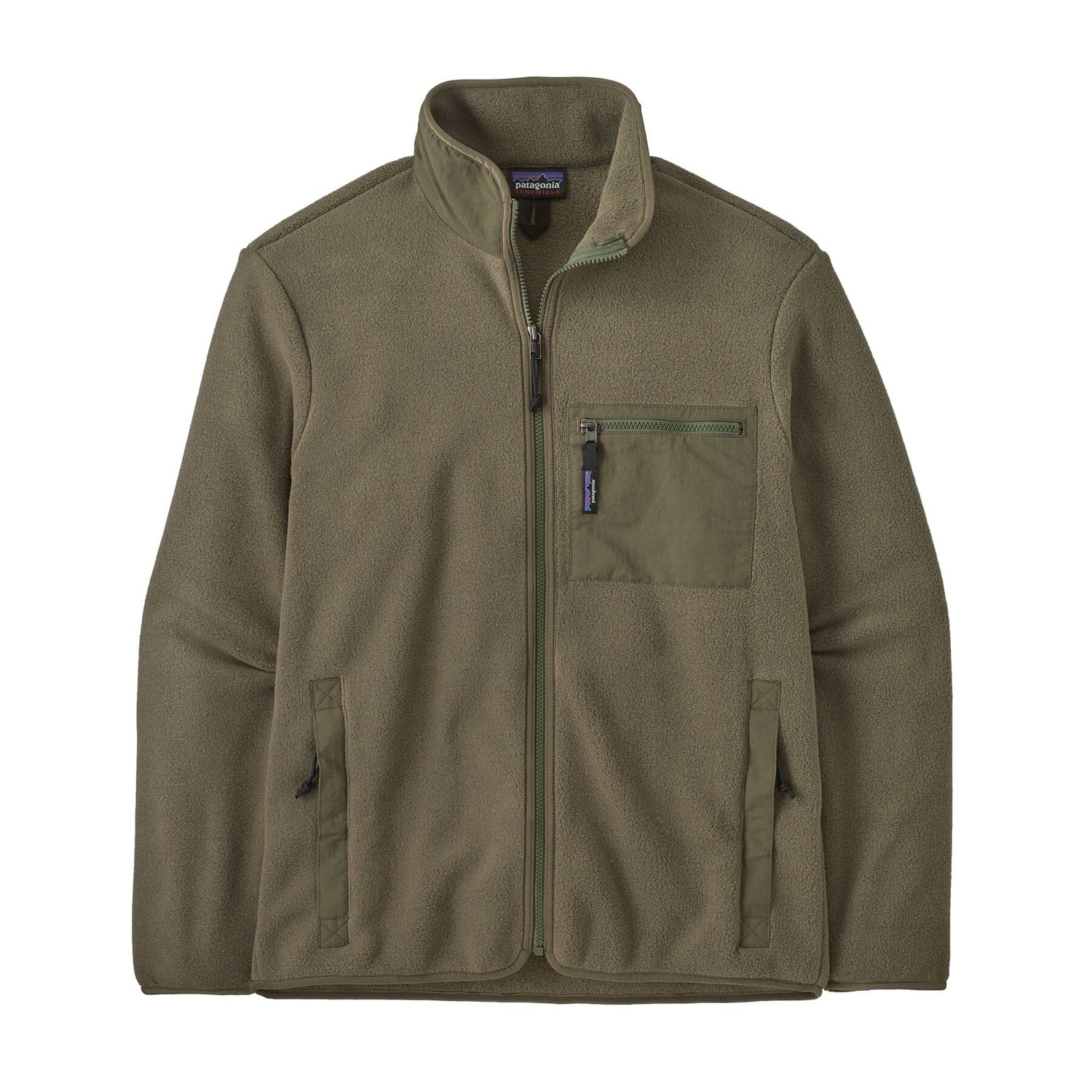 Patagonia M's Synchilla Fleece Jacket - 100% Recycled Polyester Seabird Grey Shirt