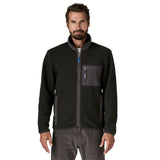 Patagonia M's Synchilla Fleecejacka Herr - Black w/ Blue