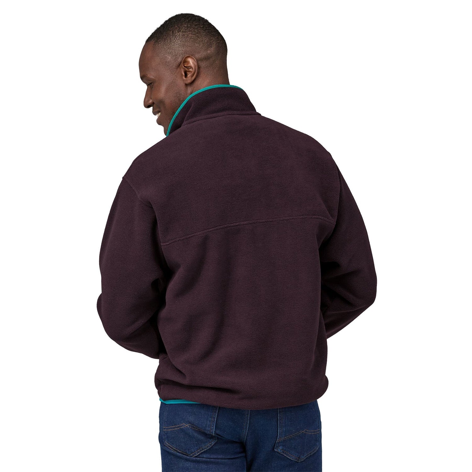 Patagonia M's Synchilla Snap-T Fleece Pullover - Recycled Polyester Obsidian Plum Shirt