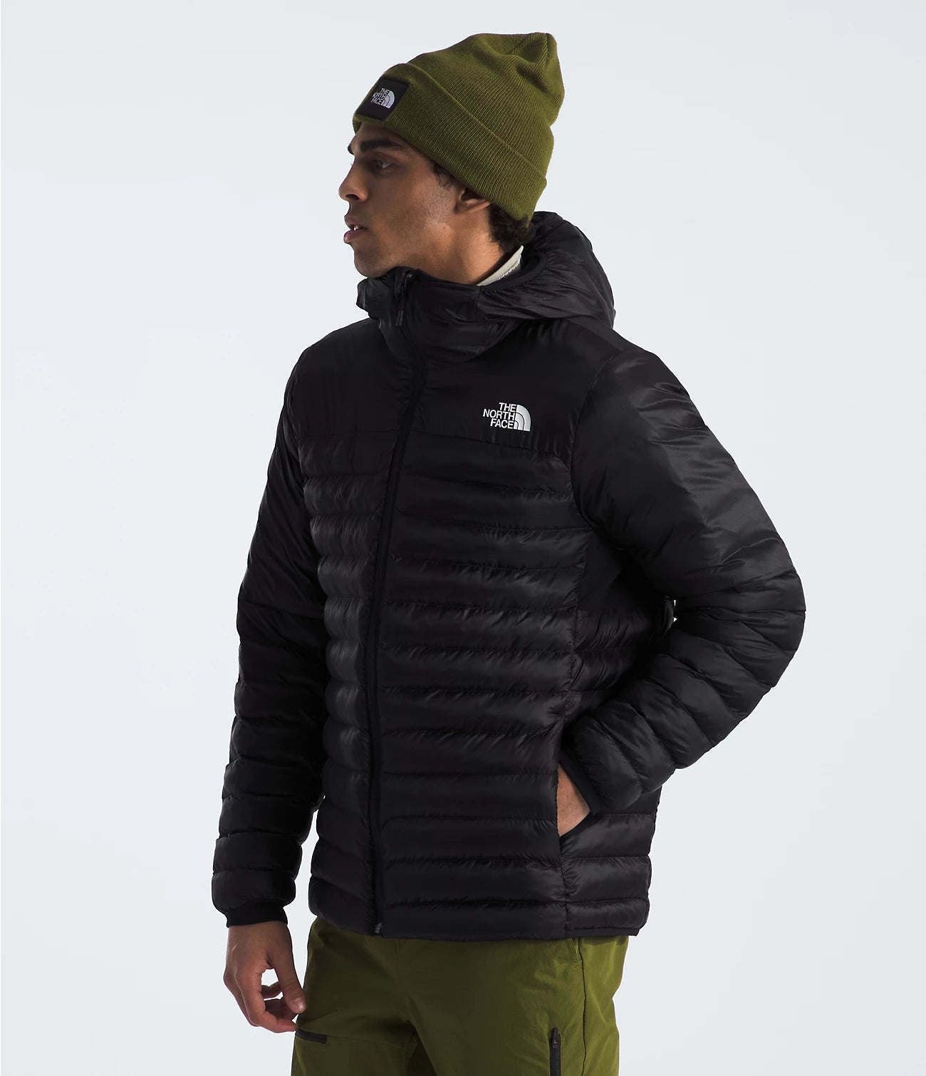 The North Face M's Terra Peak Hoodie Jacket - Recycled Polyester & Nylon Black Jacket
