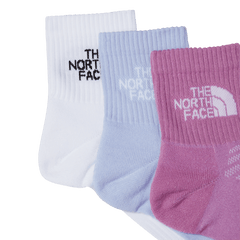 The North Face Multi Sport Cushion 1/4 Socks White Purple Socks
