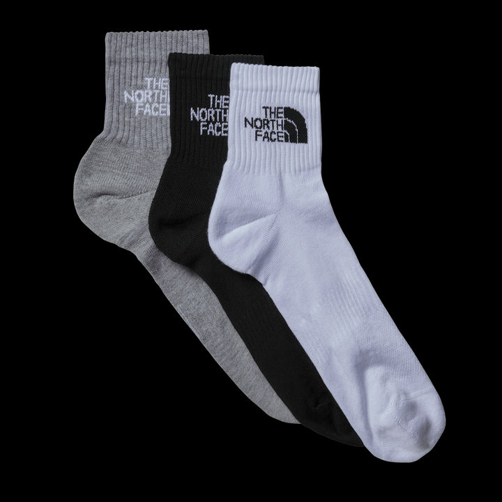 Multi Sport Cushion 1/4 Socks Socks The North Face Black Assorted S
