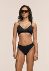 Bikiniöverdel Overlap - Svart