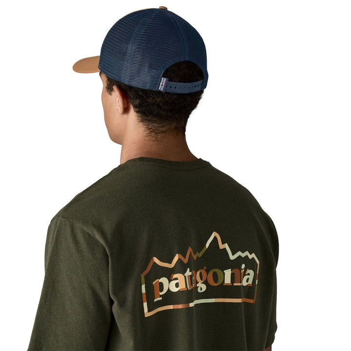 Patagonia P-6 LoPro Trucker Cap - Organic Cotton Talon Gold Headwear