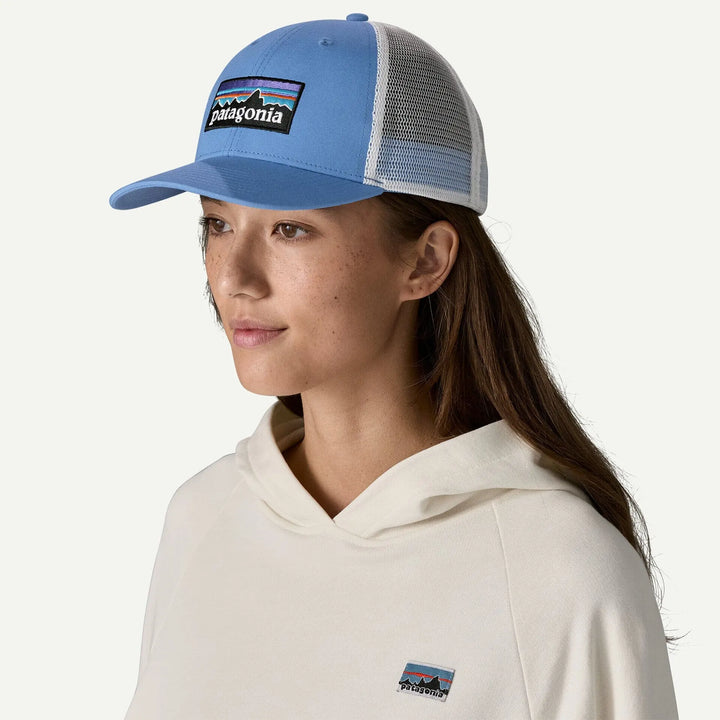 Patagonia P-6 LoPro Trucker Cap - Organic Cotton Abundant Blue Headwear