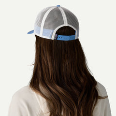 Patagonia P-6 LoPro Trucker Cap - Organic Cotton Abundant Blue Headwear
