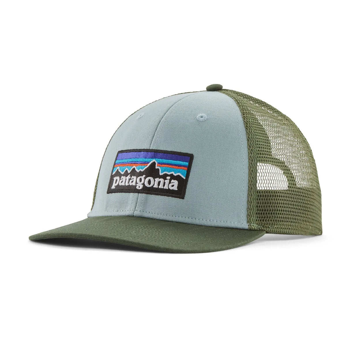 Patagonia P-6 LoPro Trucker Cap - Organic Cotton Thermal Blue Headwear