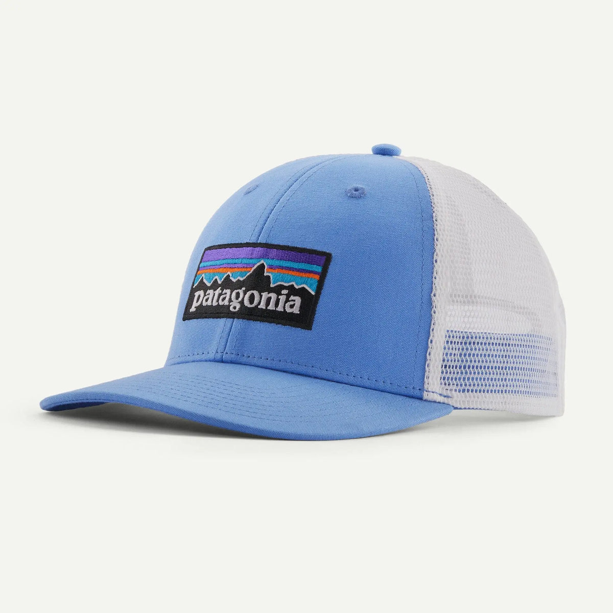 Patagonia P-6 LoPro Trucker Cap - Organic Cotton Abundant Blue Headwear