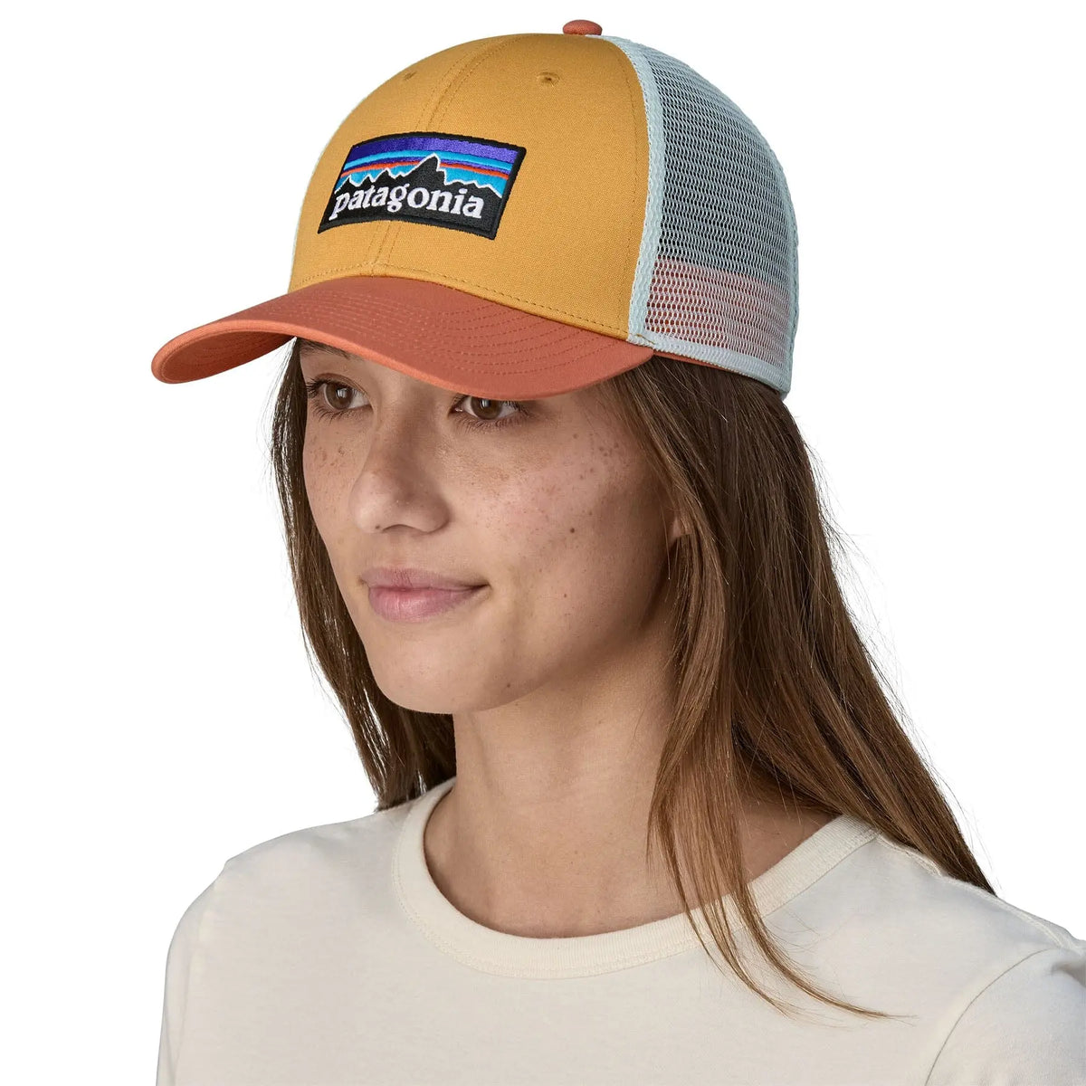 P-6 LoPro Trucker Cap - Organic Cotton Headwear Patagonia Pufferfish Gold