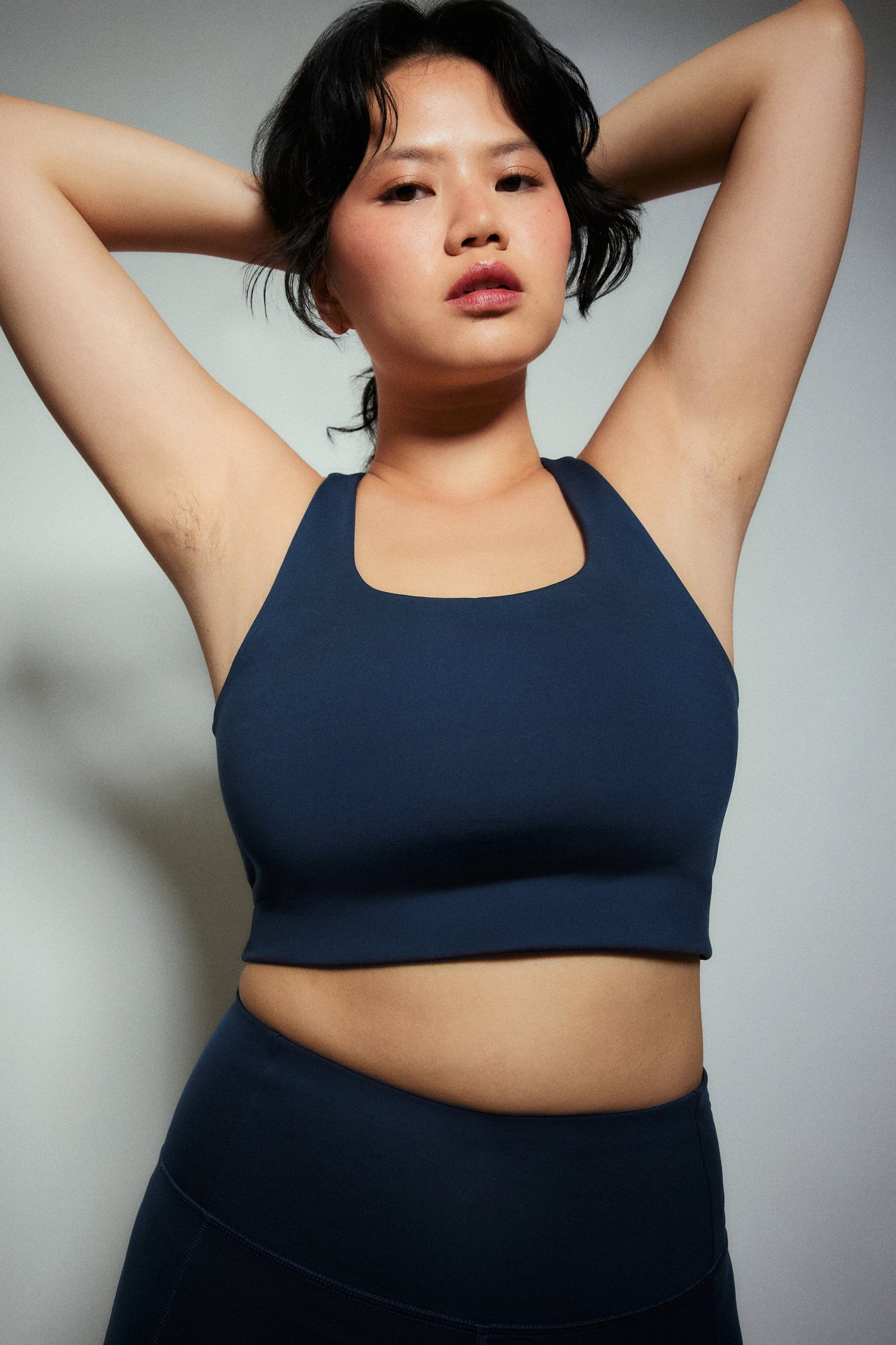 Girlfriend Collective Paloma Classic Sports Bra - Made from recycled plastic bottles Midnight Underwear