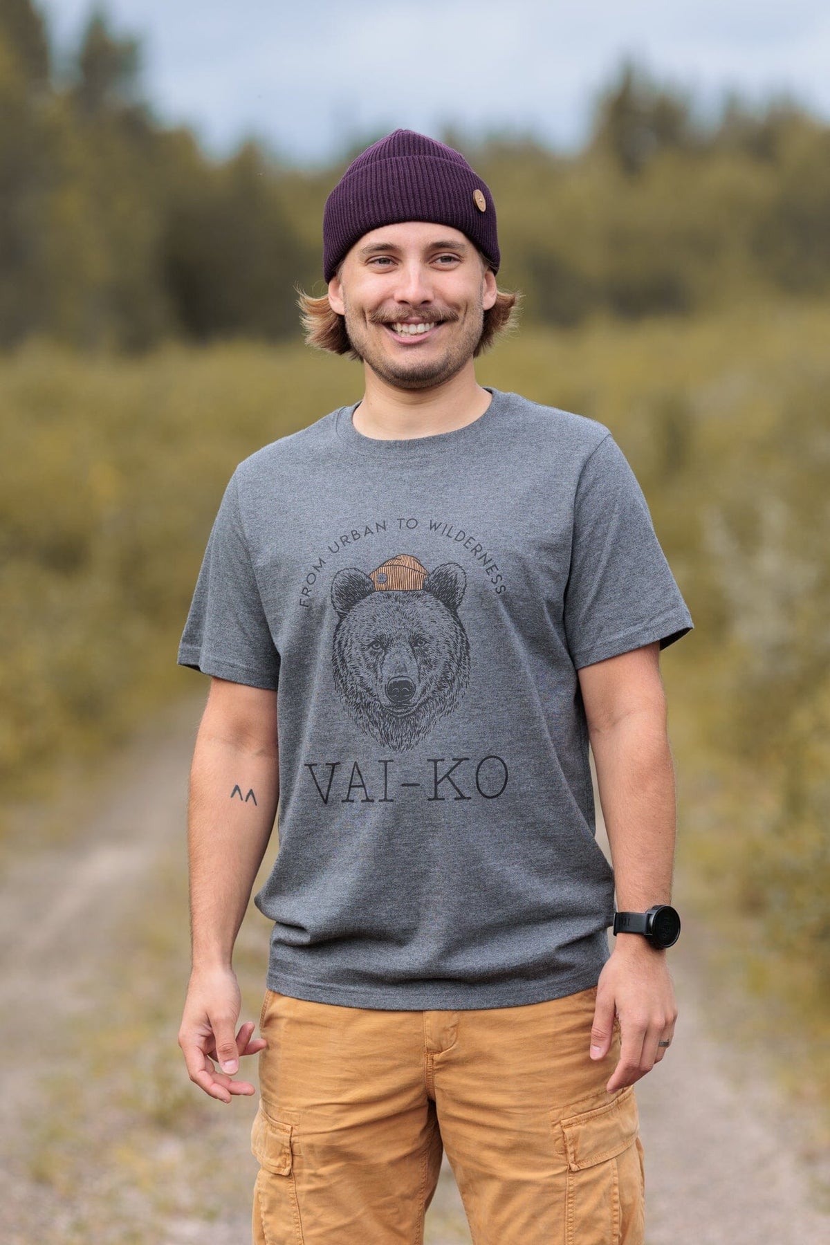 Party Bear T-shirt - Organic Cotton Shirt VAI-KØ 