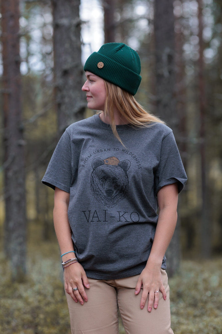 Party Bear T-shirt - Organic Cotton Shirt VAI-KØ 