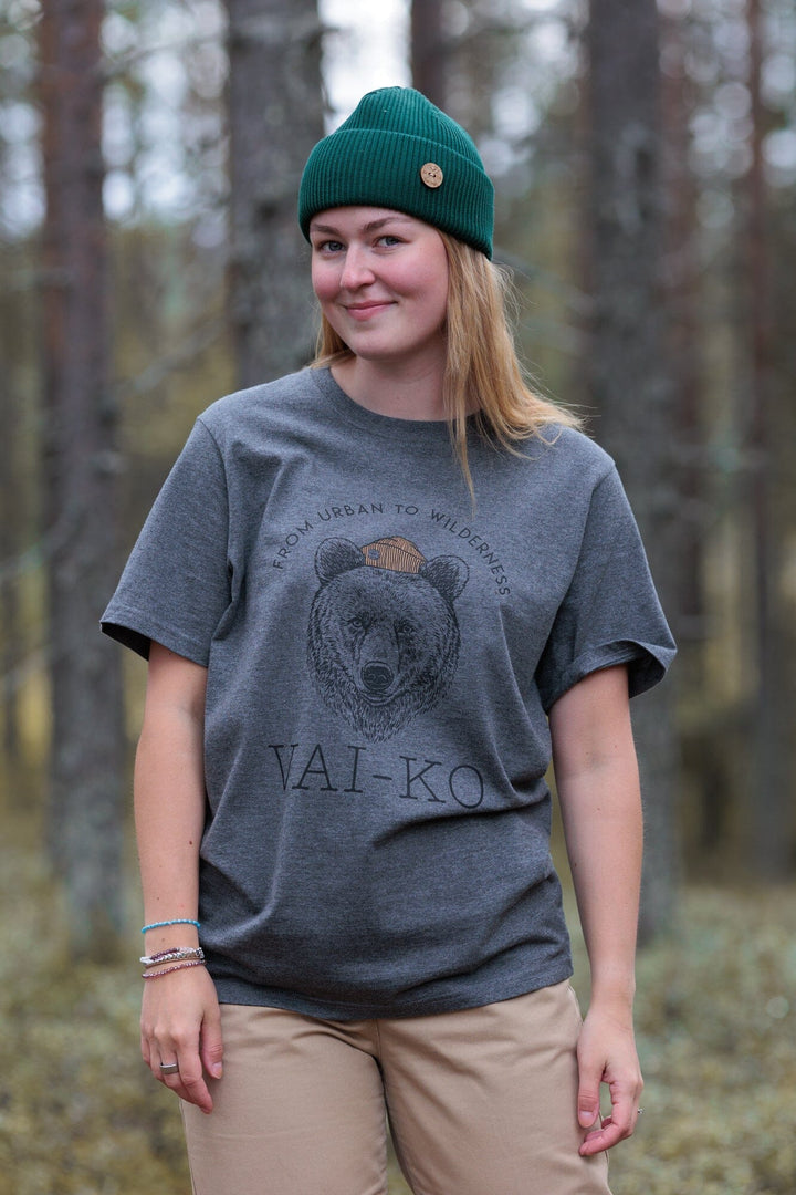 Party Bear T-shirt - Organic Cotton Shirt VAI-KØ 
