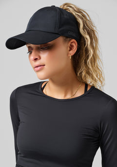 Casall Performance High Ponytail Cap Black 0 Headwear