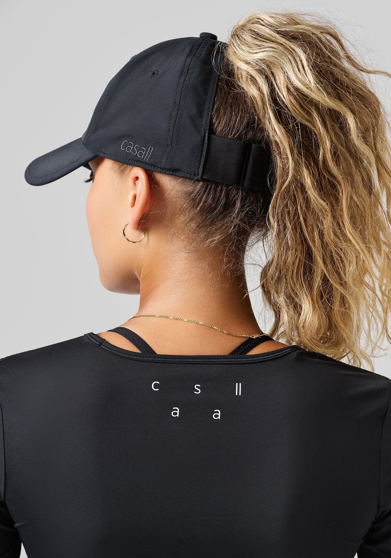 Casall Performance High Ponytail Cap Black 0 Headwear