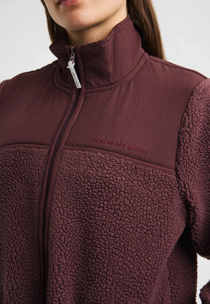 Röhnisch Phoebe Pile Jacket- Recycled polyester Huckleberry Jacket