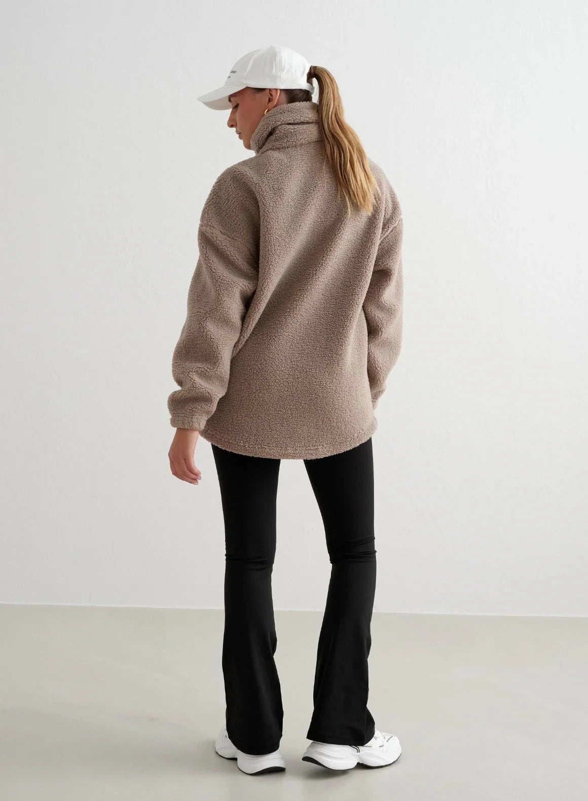 Aimn Pile Jacket Dark Clay Outerwear
