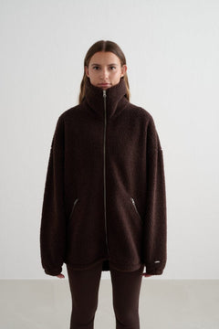 Pile Jacket Outerwear Aimn Cacao XS 