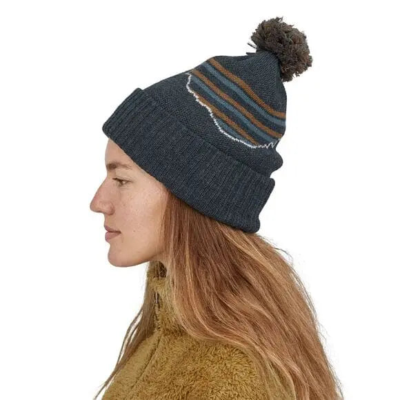 Powder Town Beanie -100% Recycled Polyester Headwear Patagonia