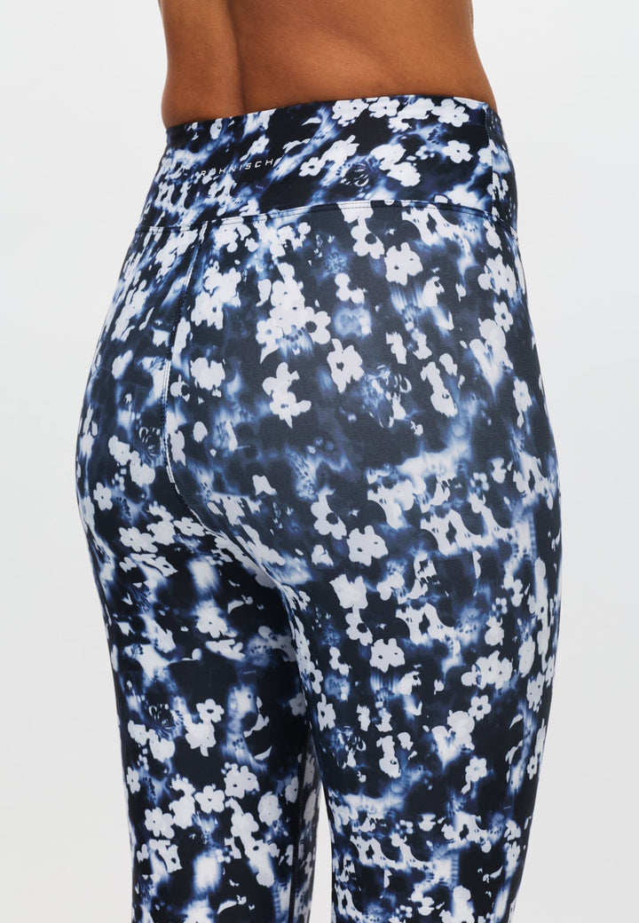 Printed High Waist Tights Pants Röhnisch 