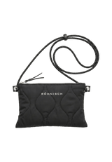 キルトポーチ - ブラック