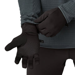 Patagonia R1 Daily Gloves - Recycled Polyester Black Gloves