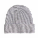 Rib Beanie Headwear Pure Waste Grey Melange 