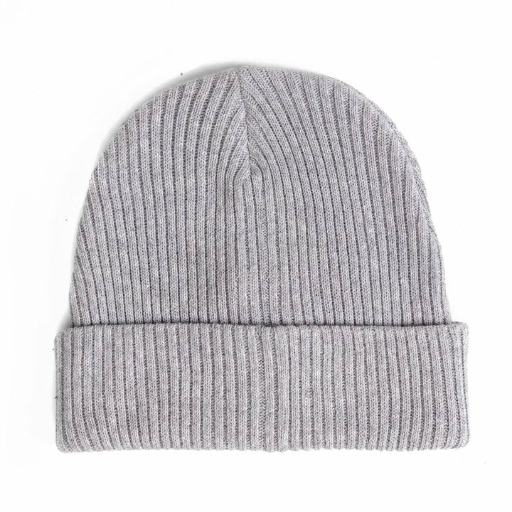 Rib Beanie Headwear Pure Waste Grey Melange 