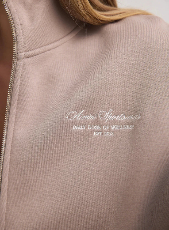 Script Zip Jacket Shirt Aimn 