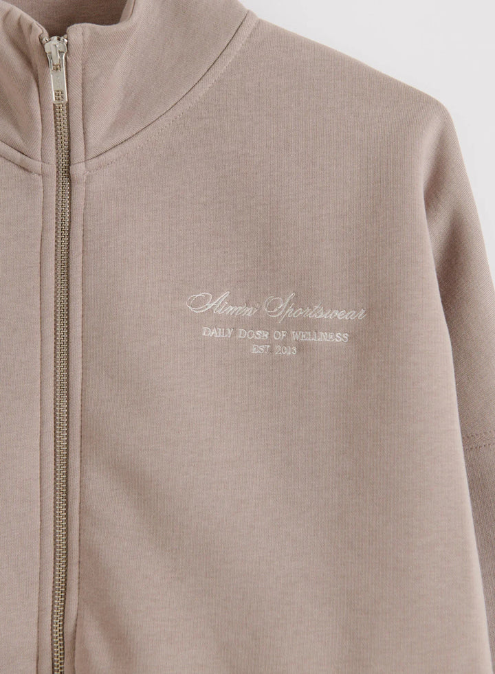 Script Zip Jacket Shirt Aimn 